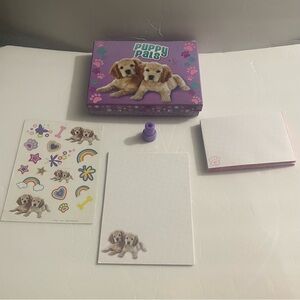 Scholastic Puppy Pals Purple Stationery Kit